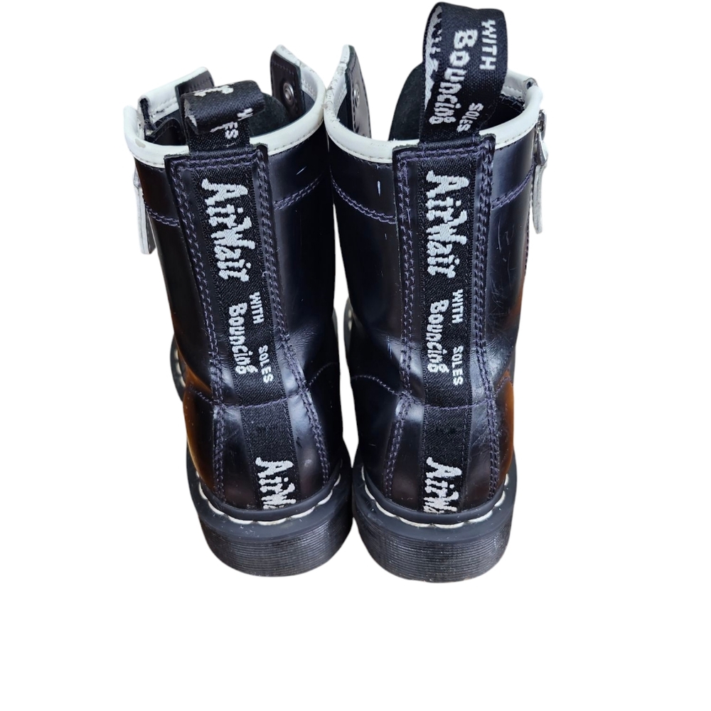 Dr. Martens 1460 Lace and Zipper Leather Boots (6USM) - Picture 8 of 14